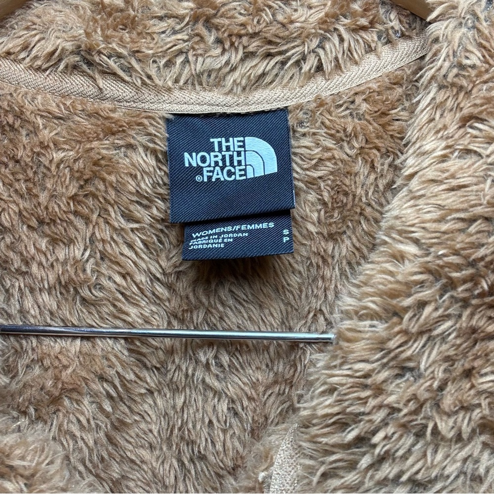 THE NORTH FACE OSO WOMENS JACKET SMALL BROWN FLEECE FULL ZIP - Picture 3 of 4